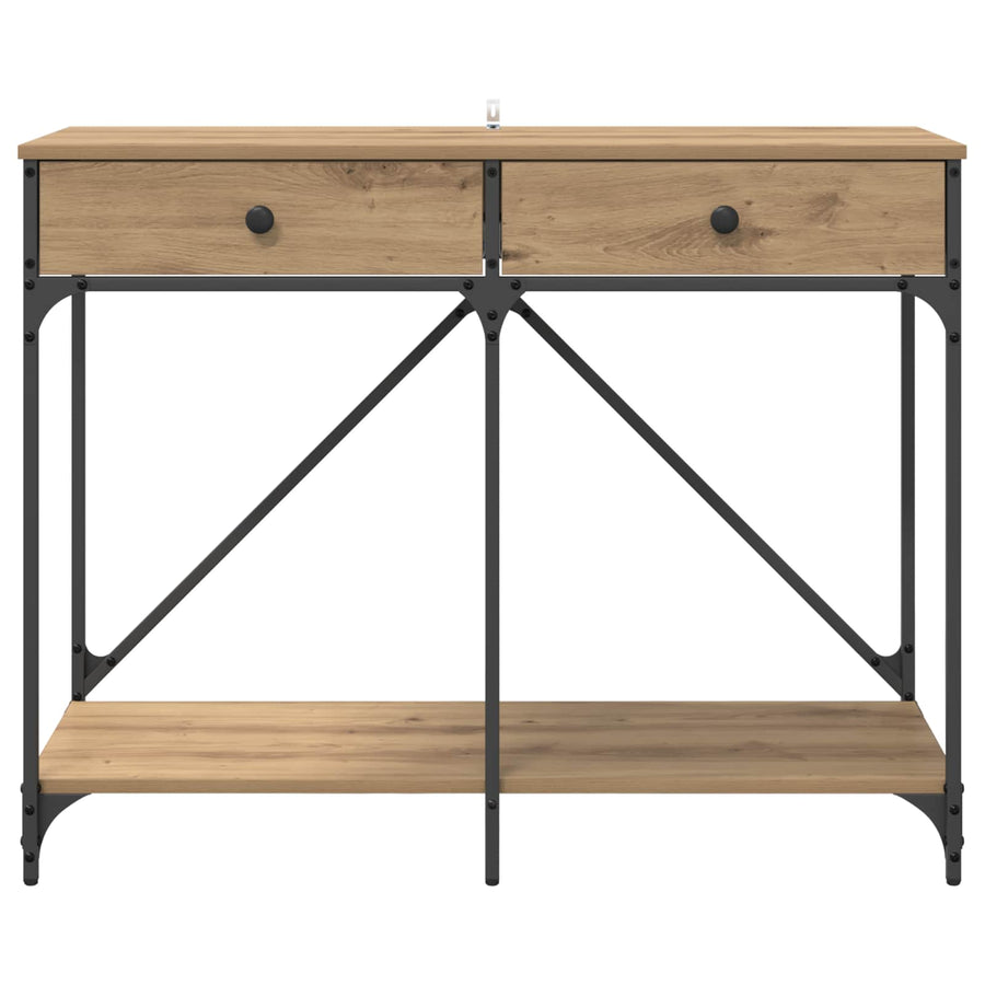 Wandtafel Artisan Eiken 100 x 39 x 78,5 cm Bewerkt hout