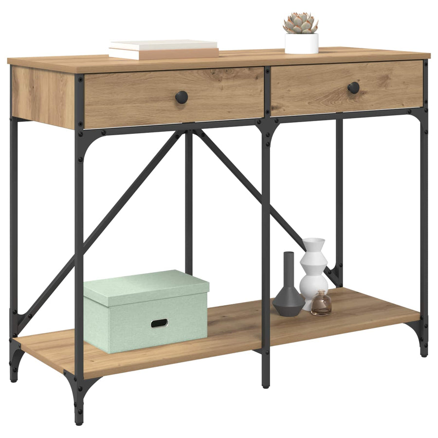 Wandtafel Artisan Eiken 100 x 39 x 78,5 cm Bewerkt hout