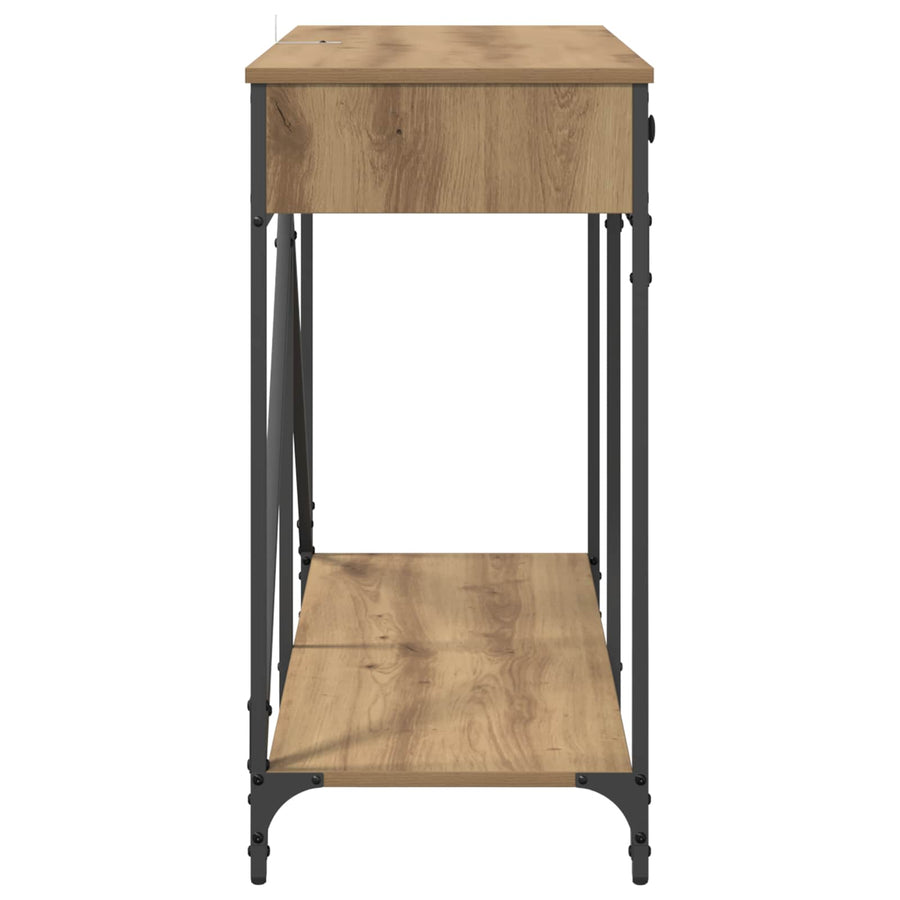 Wandtafel Artisan Eiken 100 x 39 x 78,5 cm Bewerkt hout