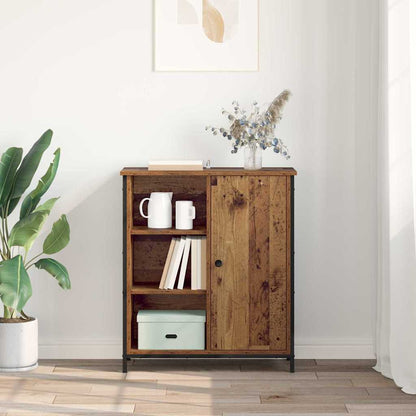 Dressoir Oud Hout 70 x 30 x 80 cm Bewerkt hout