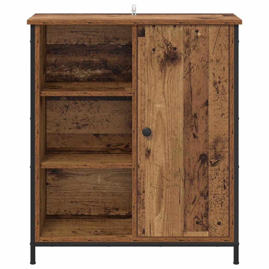 Dressoir Oud Hout 70 x 30 x 80 cm Bewerkt hout