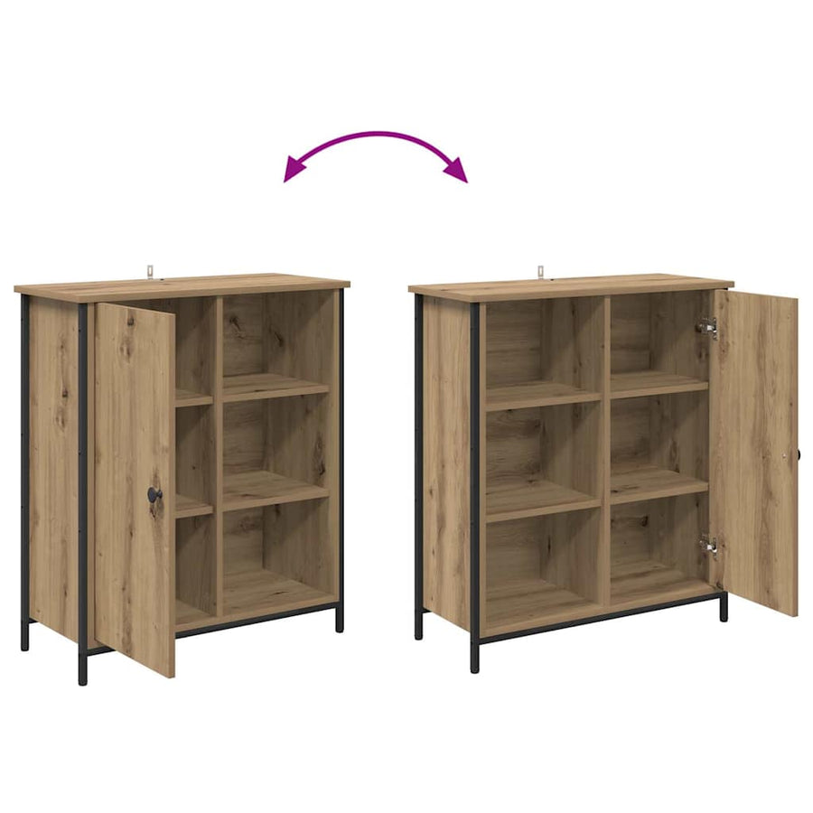 Dressoir Artisan Eiken 70 x 30 x 80 cm Bewerkt hout