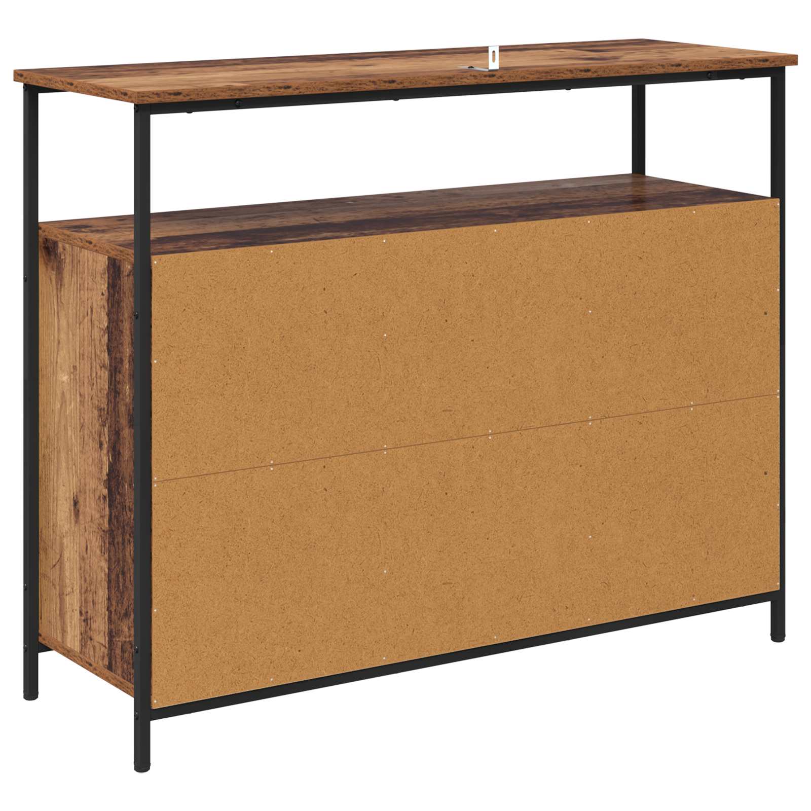 Dressoir Oud Hout 100 x 35 x 80 cm Bewerkt hout