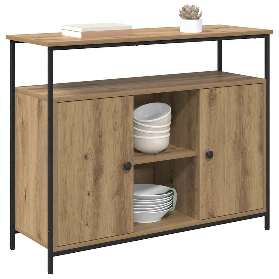 Dressoir Artisan Eiken 100 x 35 x 80 cm Bewerkt hout
