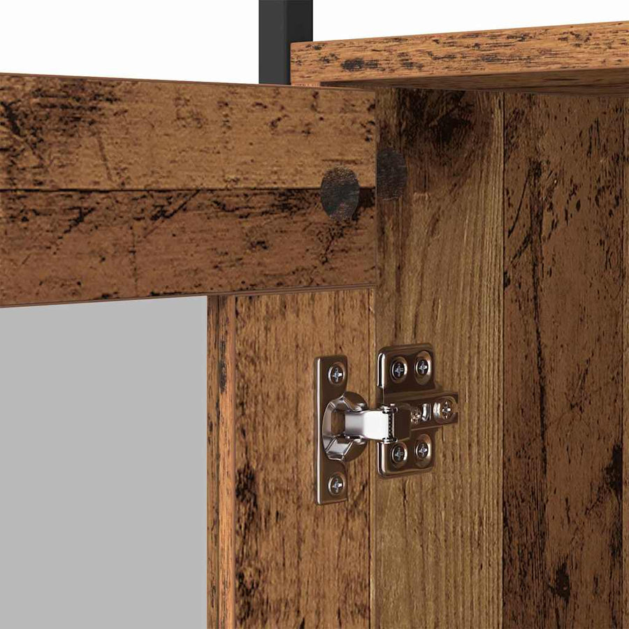Dressoir Oud Hout 100 x 35 x 80 cm Bewerkt hout