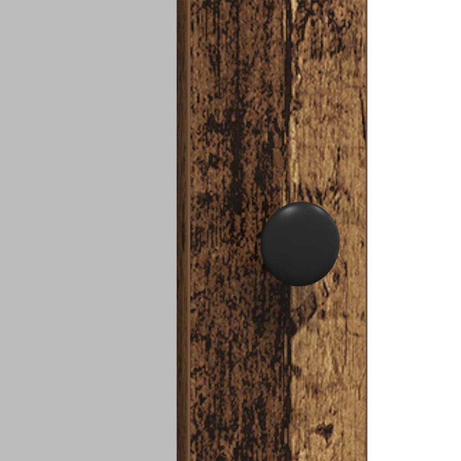 Dressoir Oud Hout 100 x 35 x 80 cm Bewerkt hout