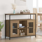 Dressoir 100x35x80 cm bewerkt hout