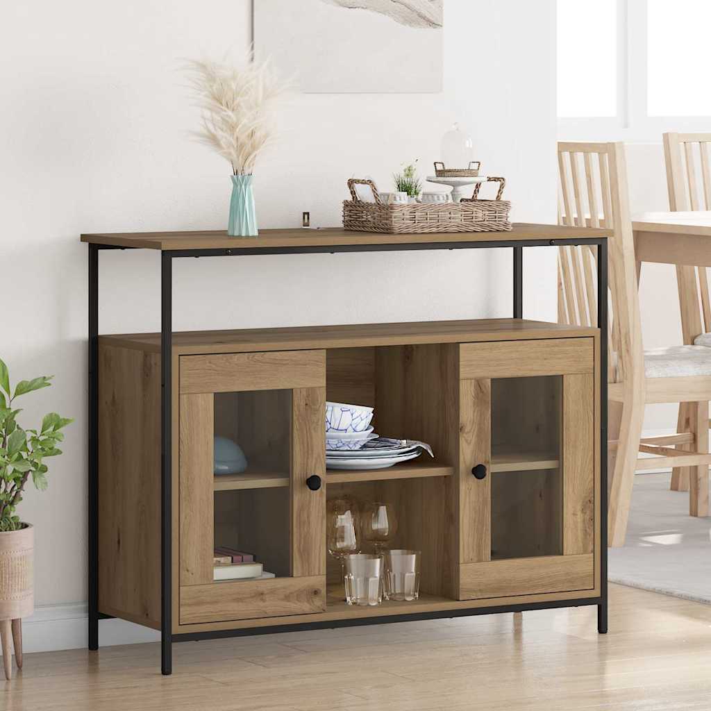 Dressoir Artisan Eiken 100 x 35 x 80 cm Bewerkt hout