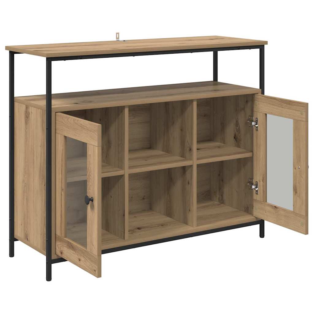 Dressoir Artisan Eiken 100 x 35 x 80 cm Bewerkt hout