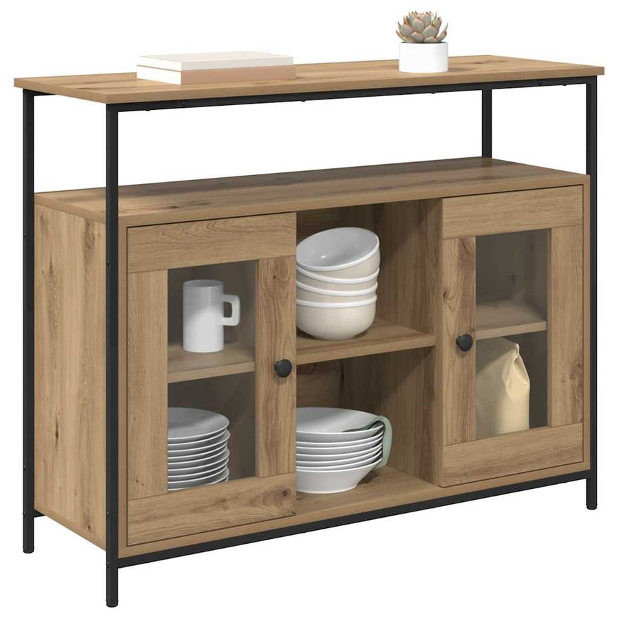 Dressoir Artisan Eiken 100 x 35 x 80 cm Bewerkt hout