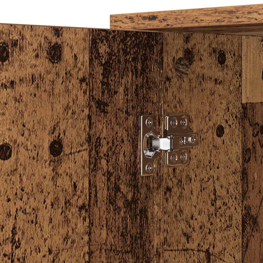 Dressoir Oud Hout 100 x 33 x 75 cm Bewerkt hout