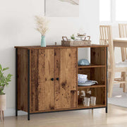 Dressoir 100x33x75 cm bewerkt hout