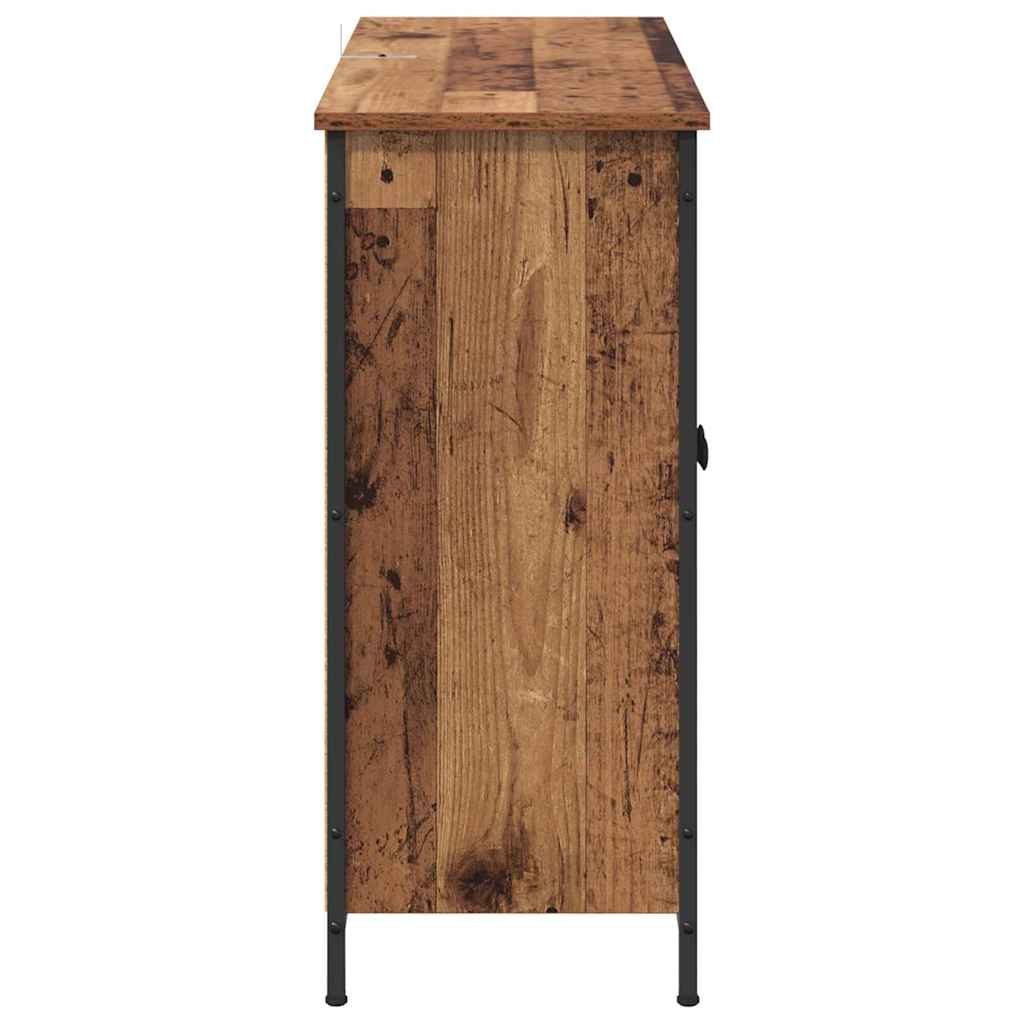 Dressoir Oud Hout 100 x 33 x 75 cm Bewerkt hout