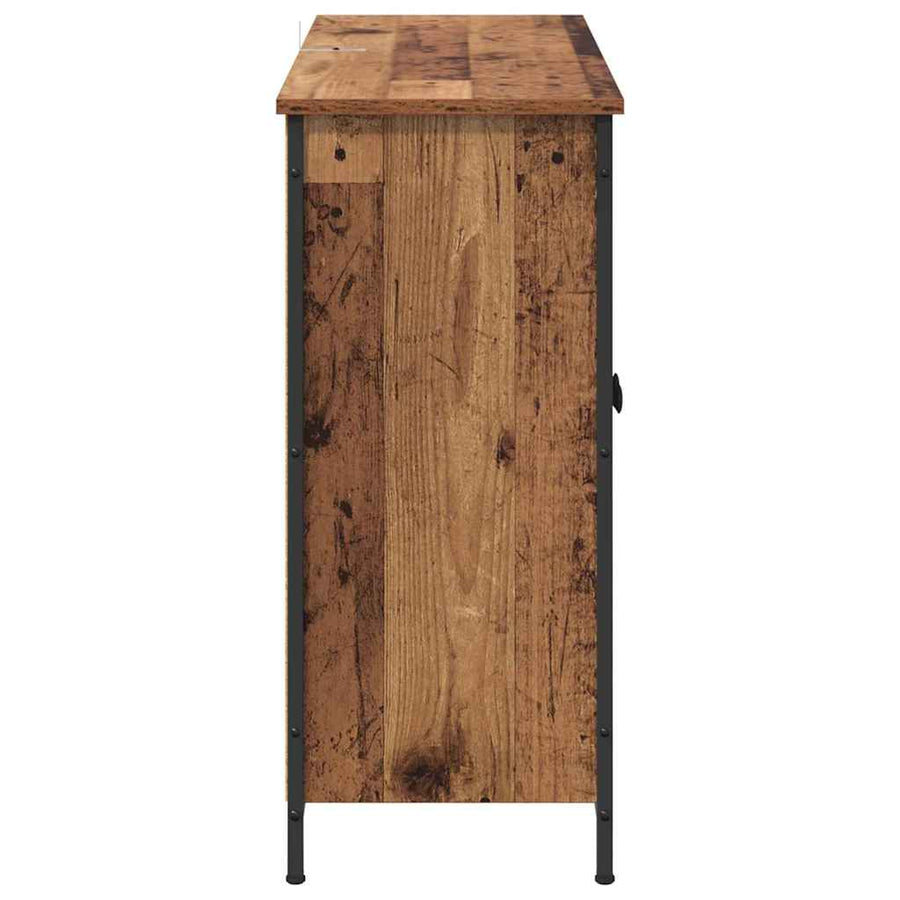 Dressoir Oud Hout 100 x 33 x 75 cm Bewerkt hout