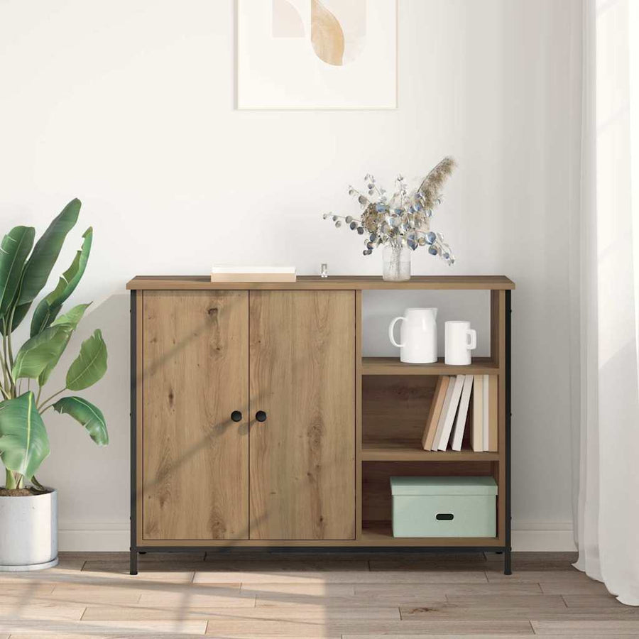 Dressoir Artisan Eiken 100 x 33 x 75 cm Bewerkt hout