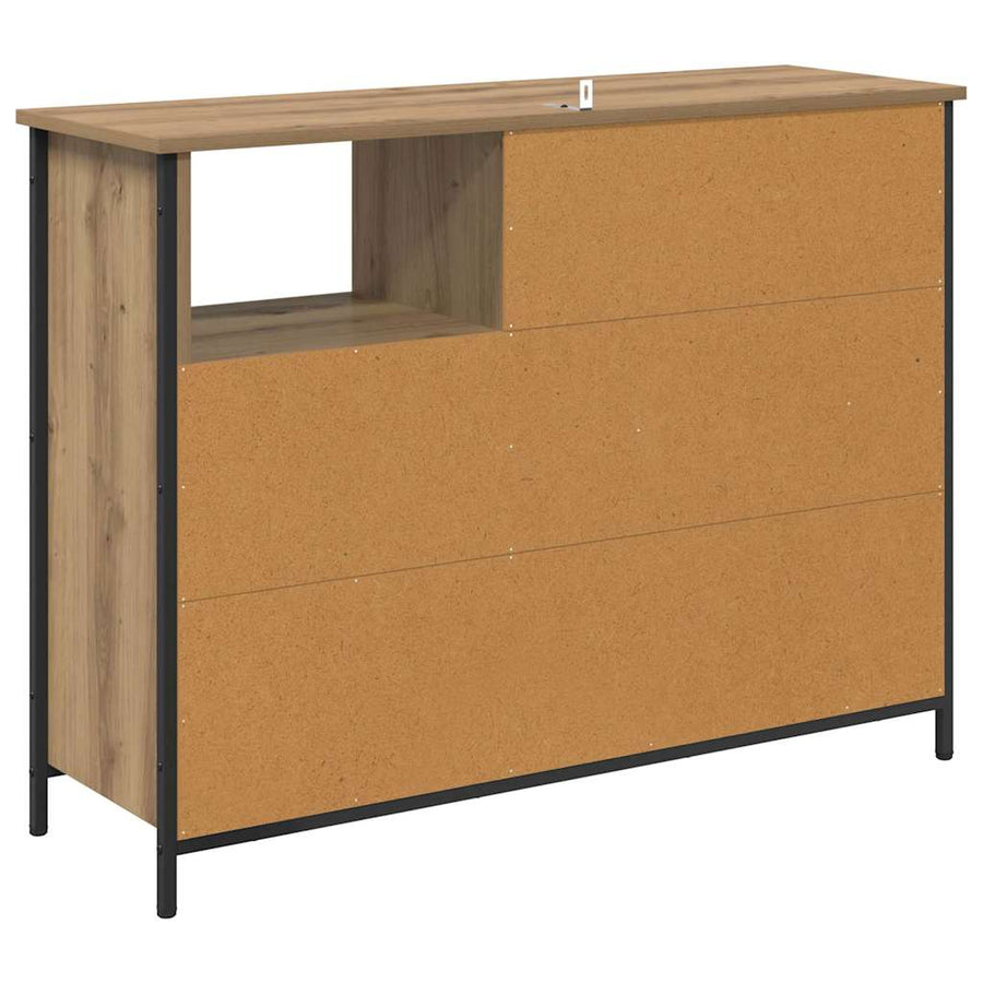 Dressoir Artisan Eiken 100 x 33 x 75 cm Bewerkt hout