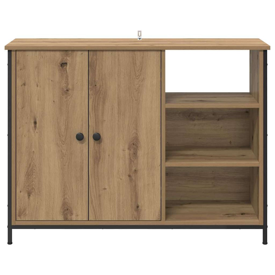 Dressoir Artisan Eiken 100 x 33 x 75 cm Bewerkt hout
