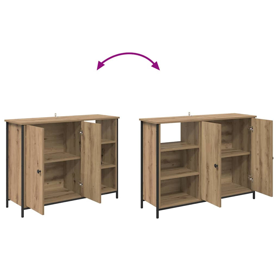 Dressoir Artisan Eiken 100 x 33 x 75 cm Bewerkt hout