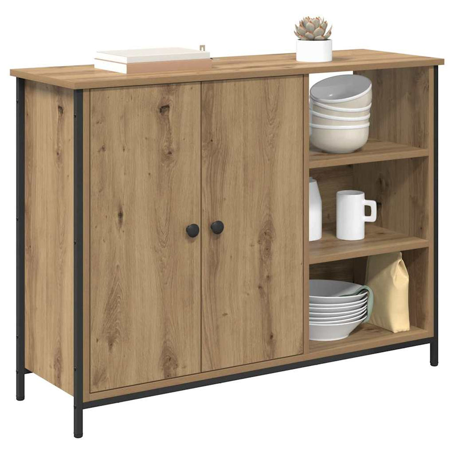 Dressoir Artisan Eiken 100 x 33 x 75 cm Bewerkt hout