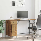 Computerbureau 131x48x75 cm bewerkt hout
