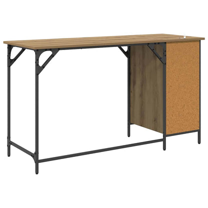 Computerbureau Artisan Eiken 131 x 48 x 75 cm Bewerkt hout