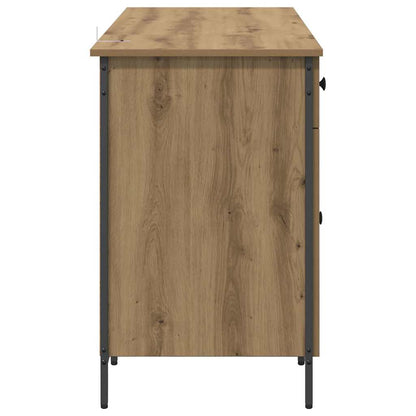 Computerbureau Artisan Eiken 131 x 48 x 75 cm Bewerkt hout