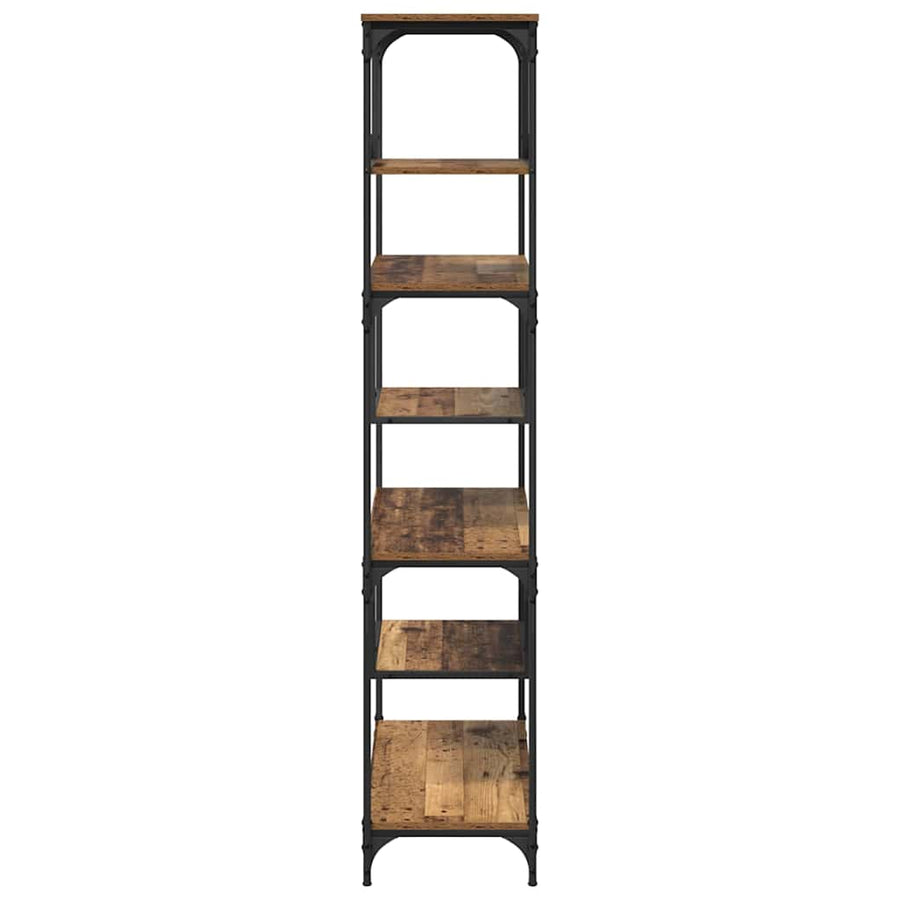Boekenkast Oud hout 81 x 36 x 176 cm Bewerkt hout