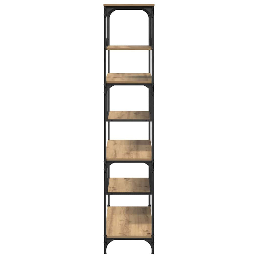 Boekenkast artisanaal eikenkleurig 81 x 36 x 176 cm