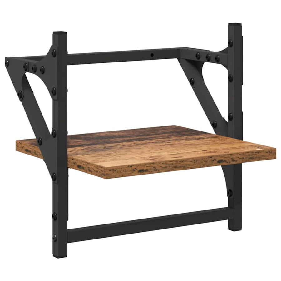 Wandplankenset 6 pcs Oud Hout 100 x 25 x 30 cm Bewerkt hout