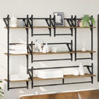 Wandplankenset 6 stuks Artisan Eiken 100x25x30 cm