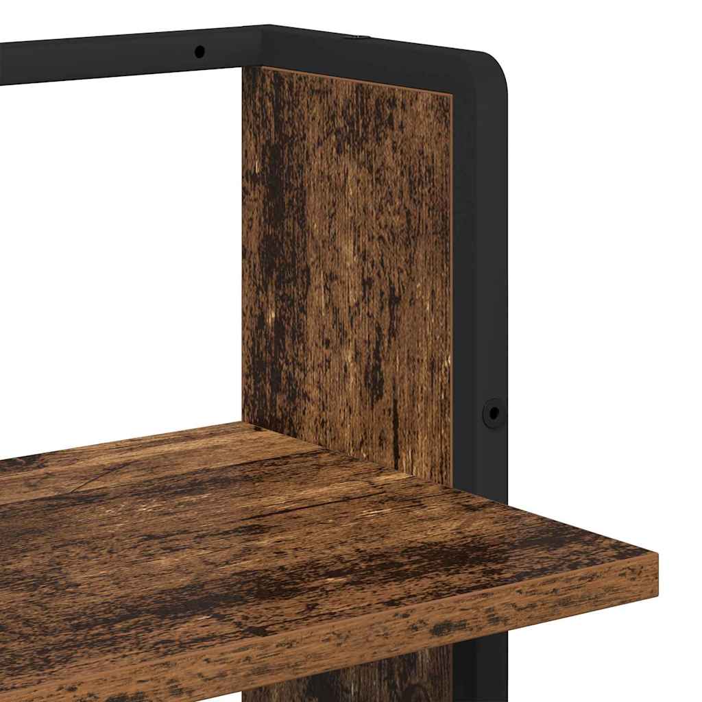 Wandplank met plank Oud Hout 30 x 25 x 100 cm Bewerkt hout