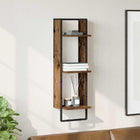 Wandplank 100x30x25 cm bewerkt hout