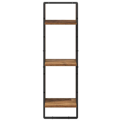 Wandplank met plank Oud Hout 30 x 25 x 100 cm Bewerkt hout
