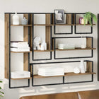 Wandplankenset 6 stuks Artisan Eiken 100x25x30 cm