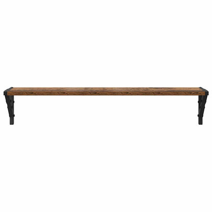 Wandplanken 2 pcs Oud Hout 80 x 15 x 15,5 cm Bewerkt hout