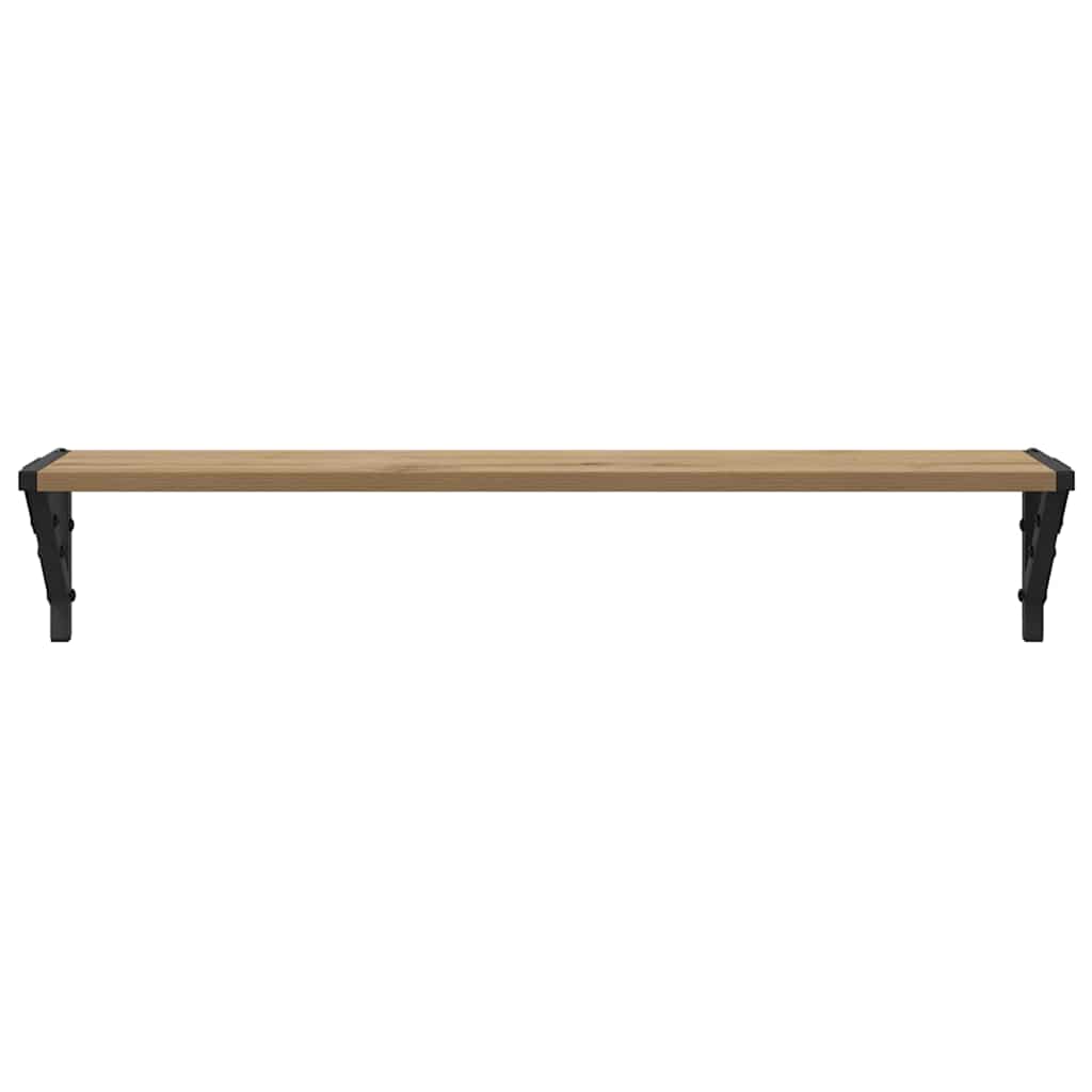 Wandplanken 2 pcs Artisan Eiken 80 x 15 x 15,5 cm Bewerkt hout