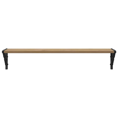Wandplanken 2 pcs Artisan Eiken 80 x 15 x 15,5 cm Bewerkt hout