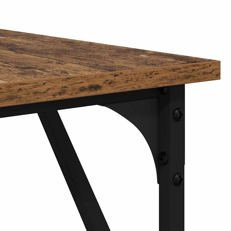 Bureau Oud Hout 149 x 149 x 75 cm Bewerkt hout