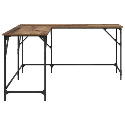 Bureau Oud Hout 149 x 149 x 75 cm Bewerkt hout