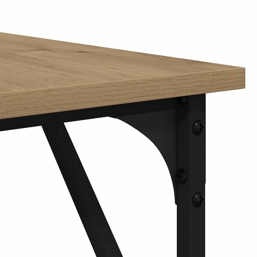 Bureau Artisan Eiken 149 x 149 x 75 cm Bewerkt hout