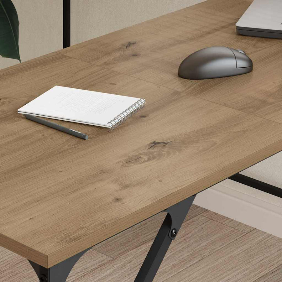Bureau Artisan Eiken 149 x 149 x 75 cm Bewerkt hout
