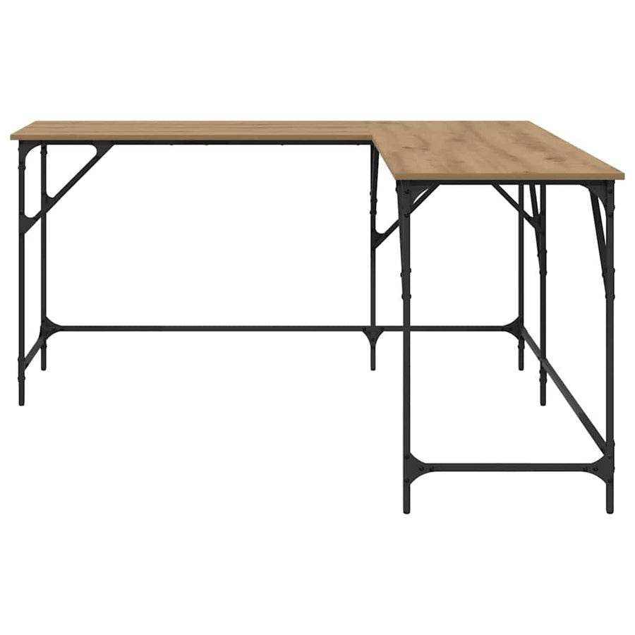 Bureau Artisan Eiken 149 x 149 x 75 cm Bewerkt hout