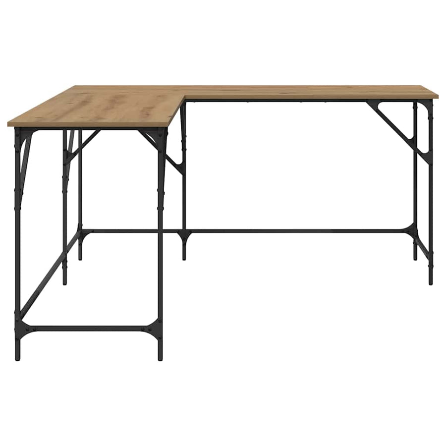 Bureau Artisan Eiken 149 x 149 x 75 cm Bewerkt hout