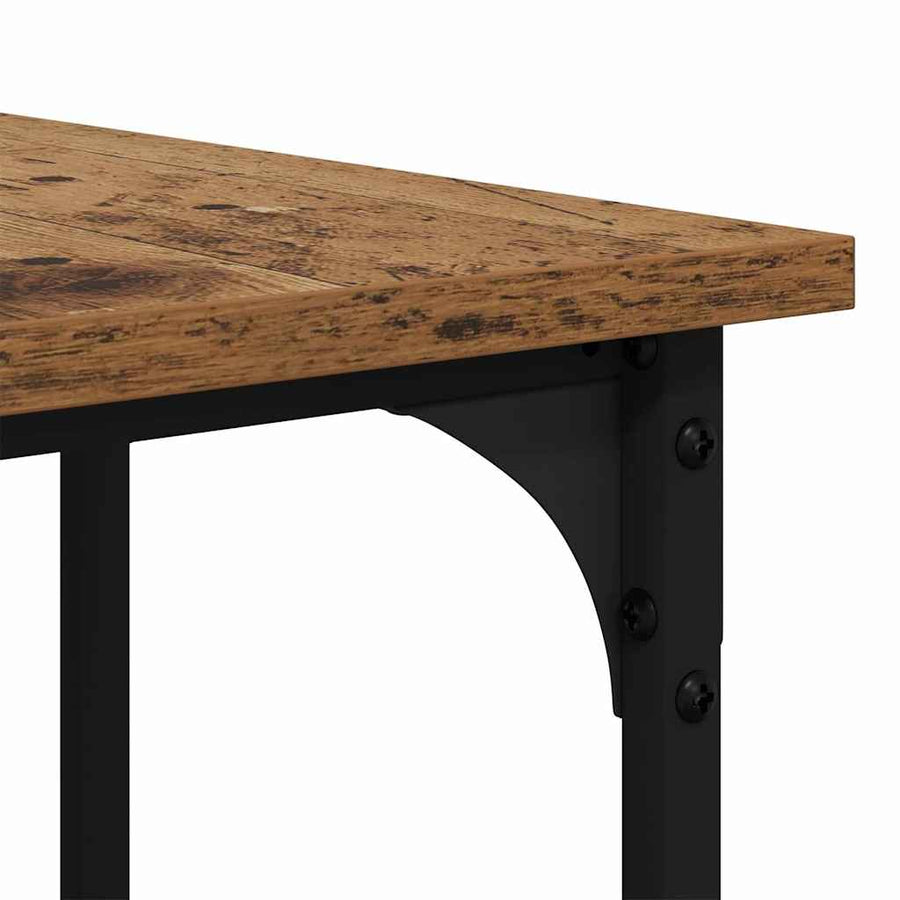 Bureau Oud Hout 139 x 139 x 75 cm Bewerkt hout