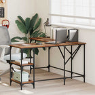 Desk Reclaimed Wood 139 x 139 x 75 cm Processed wood