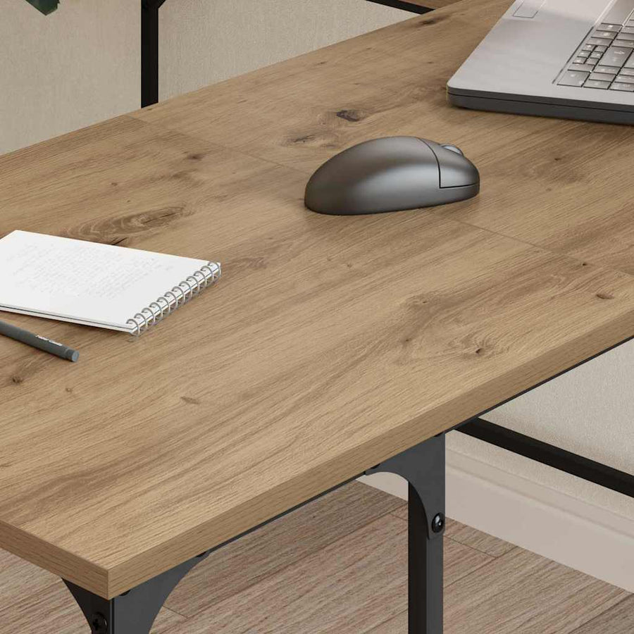 Bureau Artisan Eiken 139 x 139 x 75 cm Bewerkt hout