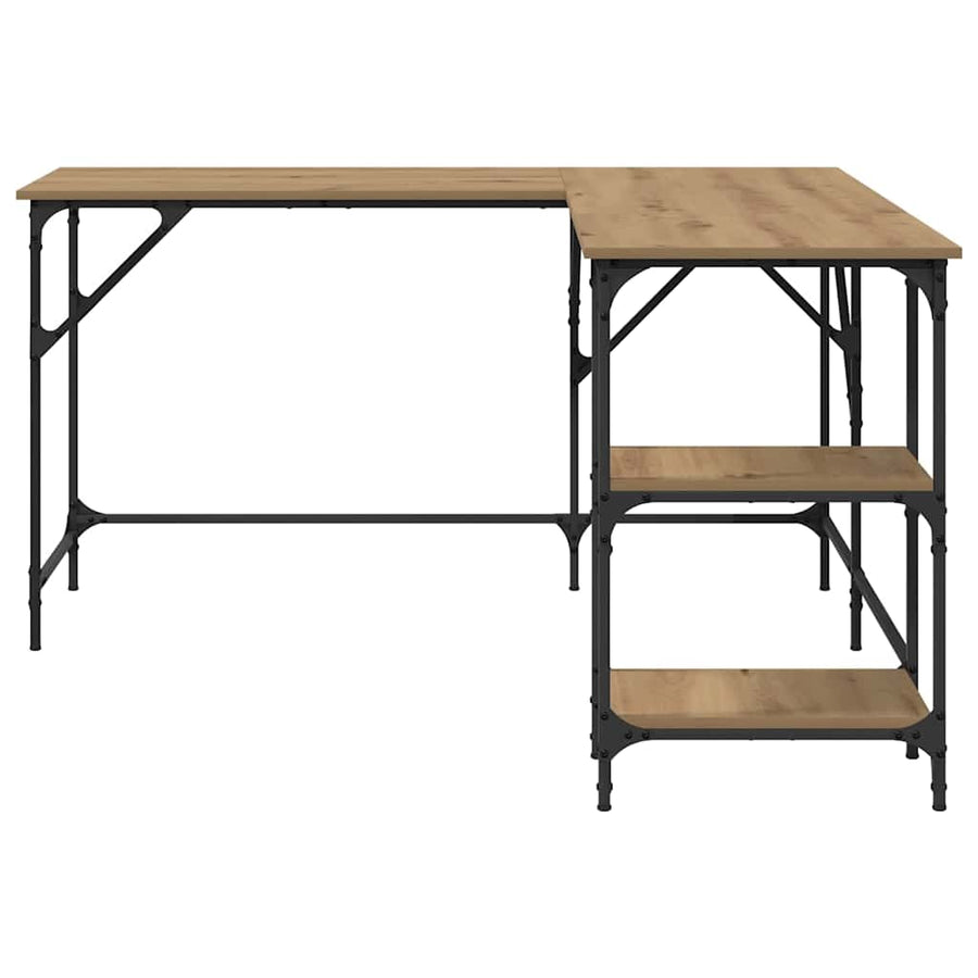 Bureau Artisan Eiken 139 x 139 x 75 cm Bewerkt hout