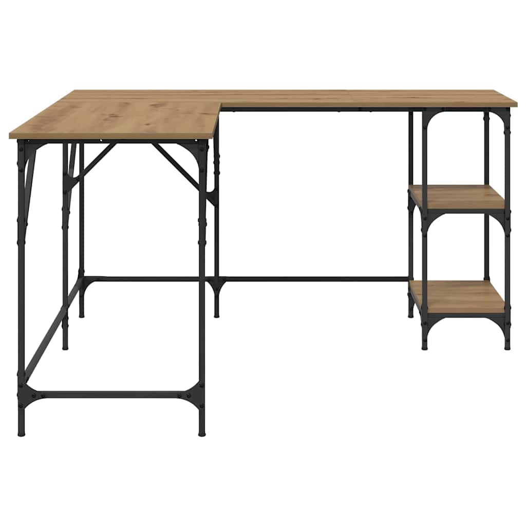 Bureau Artisan Eiken 139 x 139 x 75 cm Bewerkt hout
