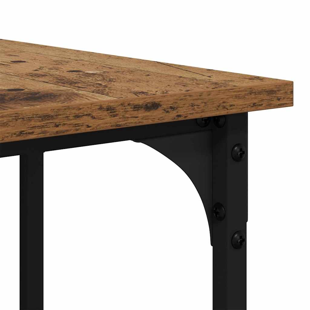 Bureau Oud Hout 139 x 139 x 75 cm Bewerkt hout