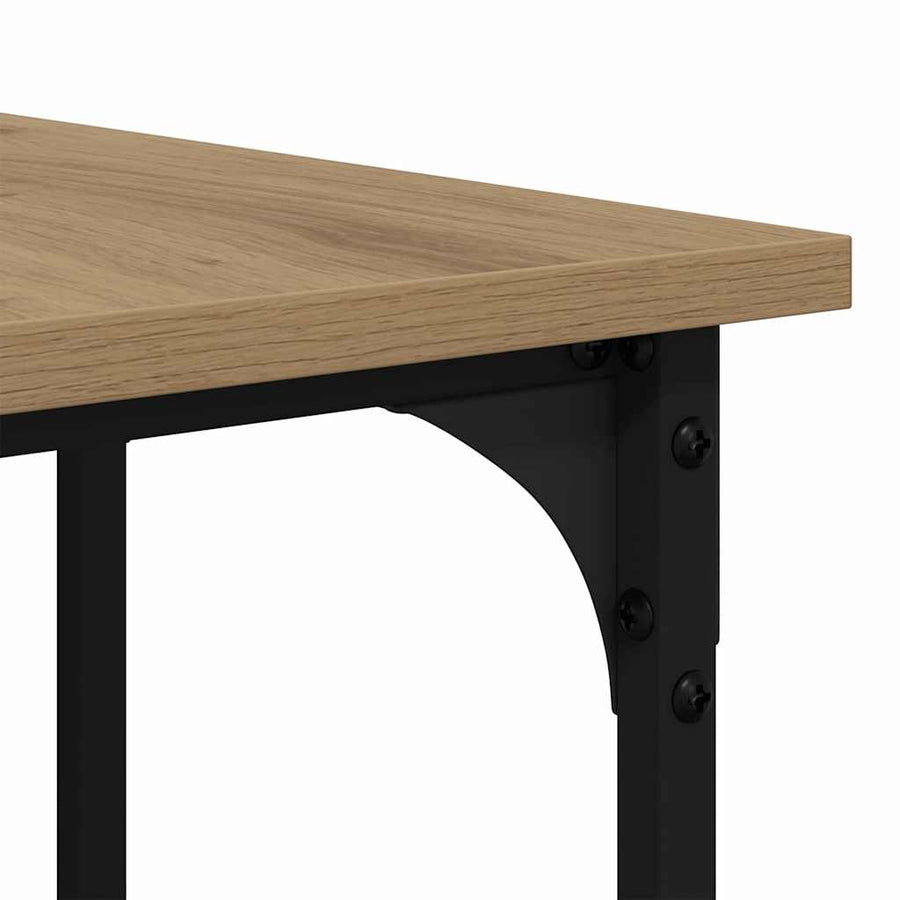 Bureau Artisan Eiken 139 x 139 x 75 cm Bewerkt hout